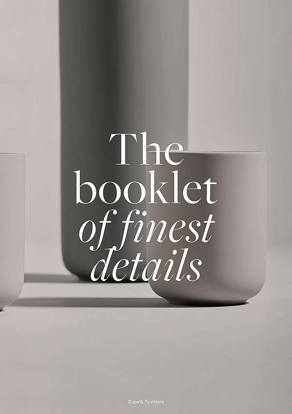 The Booklet of Details
TUMBLERS